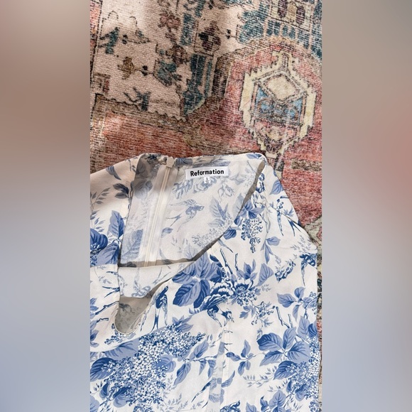 Reformation Margot Skirt in Pompadour, size 2, brand new, never worn. - Picture 11 of 12